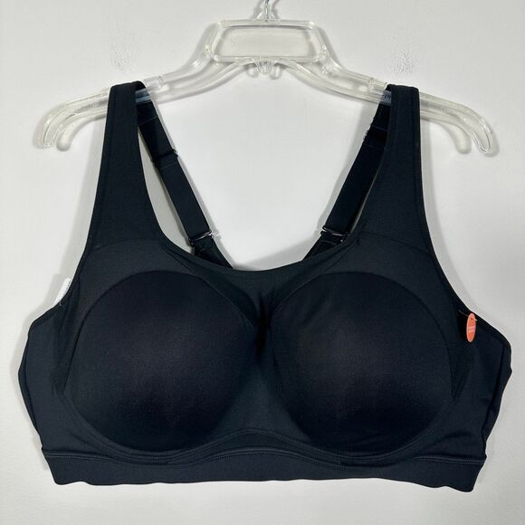 NWT Champion Motion Control Underwire High Impact Black Bra Plus Size 44C - Picture 2 of 9
